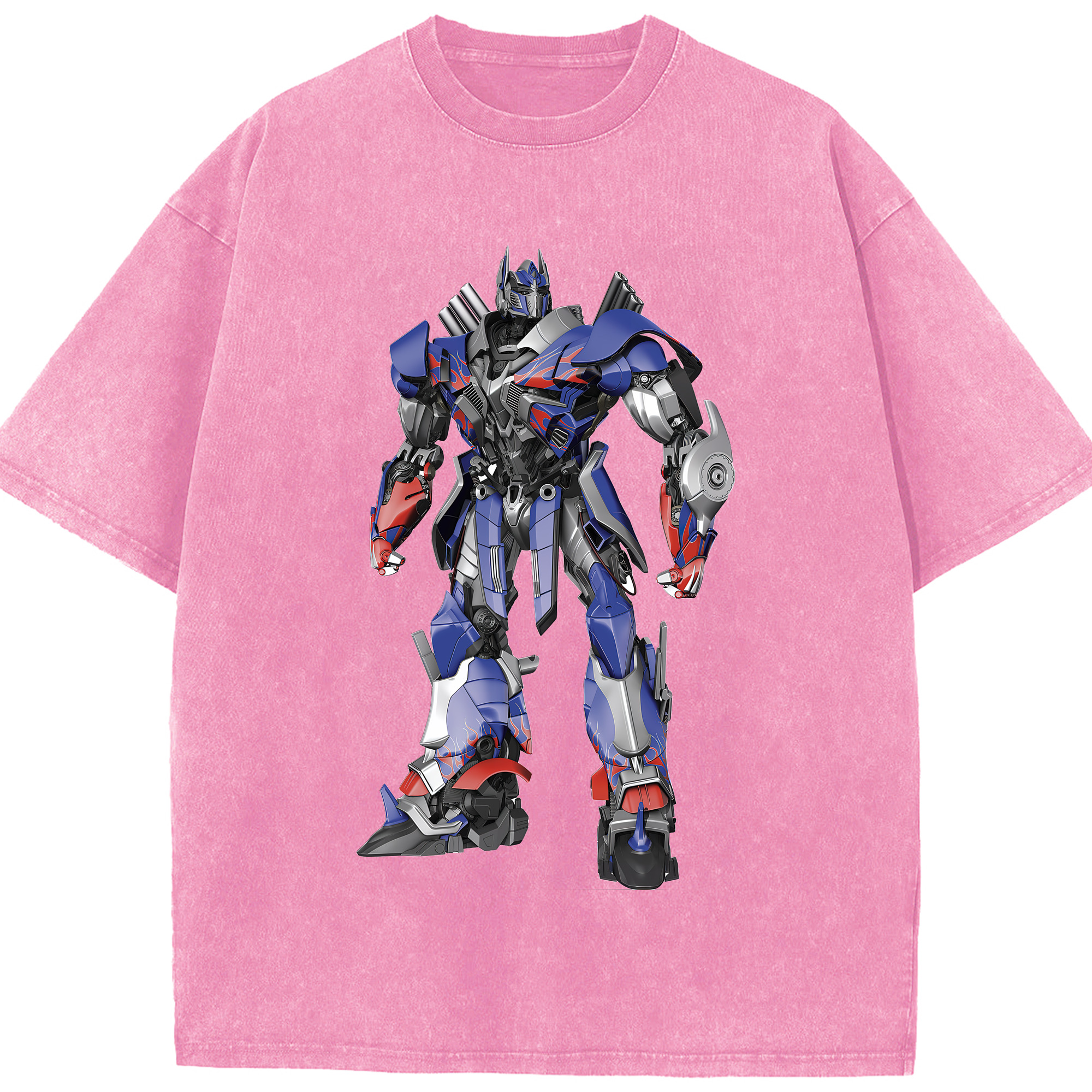 （画像用） Transformers トランスフォーマー 綿100% ヴィンテージ風 半袖Tシャツ（フロントプリント）